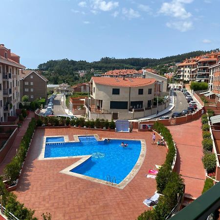 Apartamento Con Vistas Al Mar, Piscina Y Parking Apartment Sanxenxo Ngoại thất bức ảnh